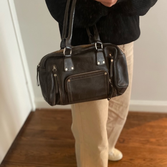 Longchamp Dark Brown Mini Duffle Bag - Picture 2 of 4